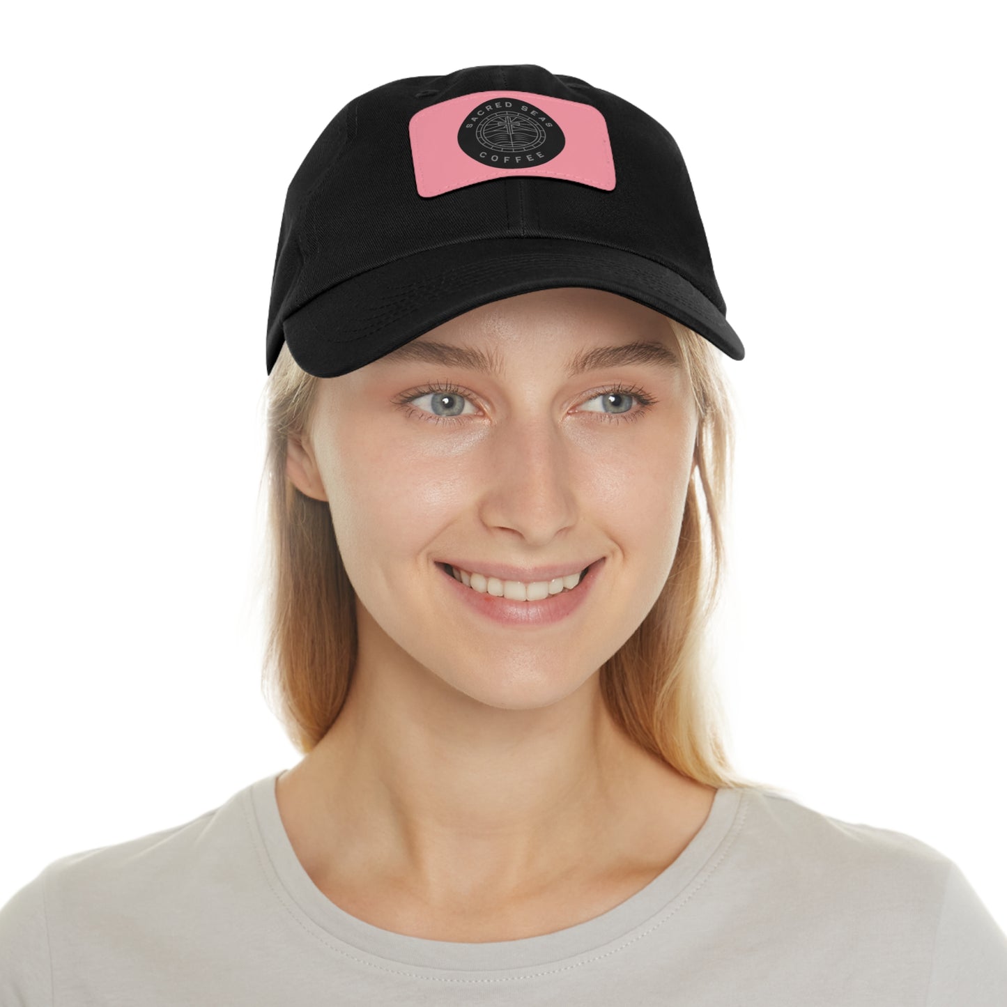 Stylish Hat with Leather Patch