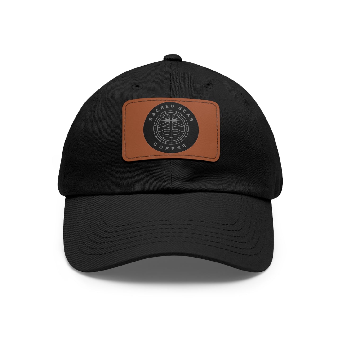 Stylish Hat with Leather Patch