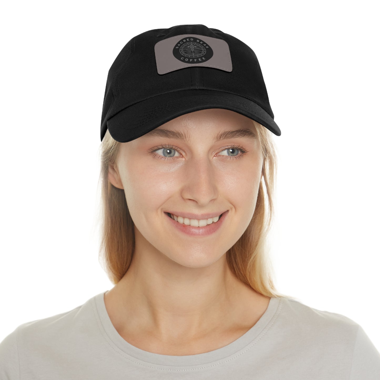 Stylish Hat with Leather Patch