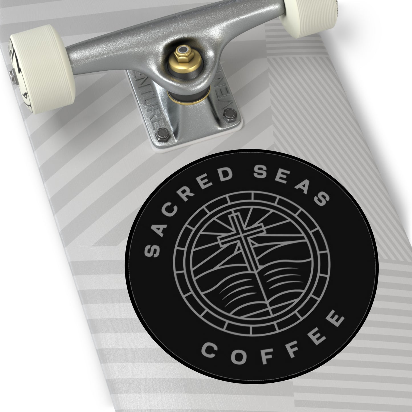 Sacred Seas Coffee Vinyl Stickers