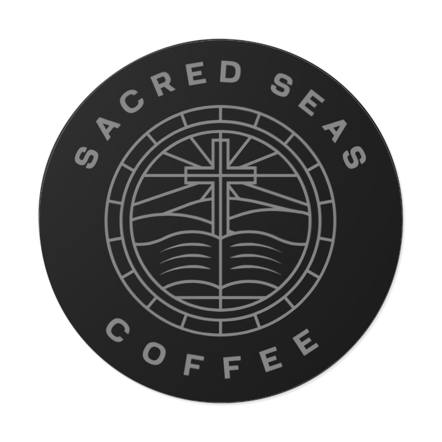 Sacred Seas Coffee Vinyl Stickers