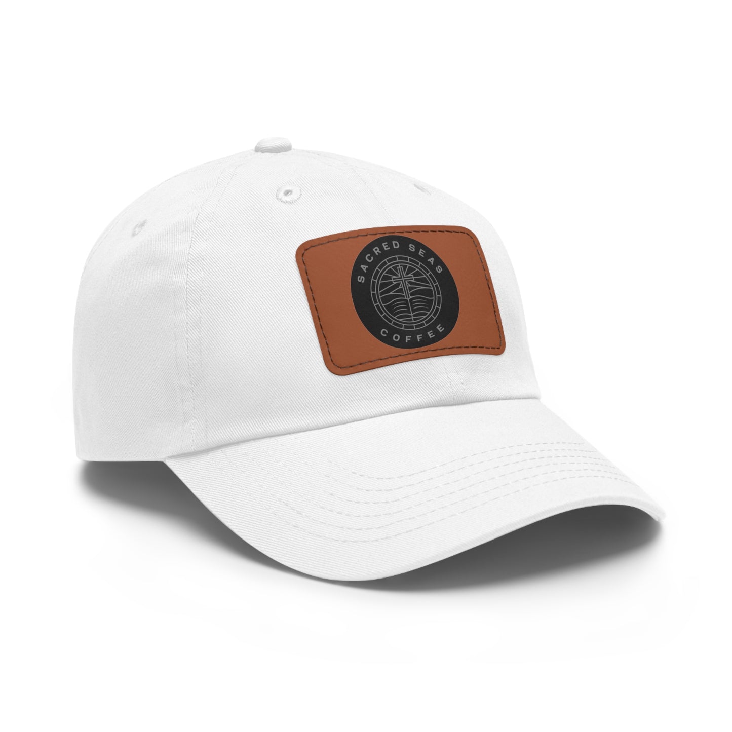 Stylish Hat with Leather Patch