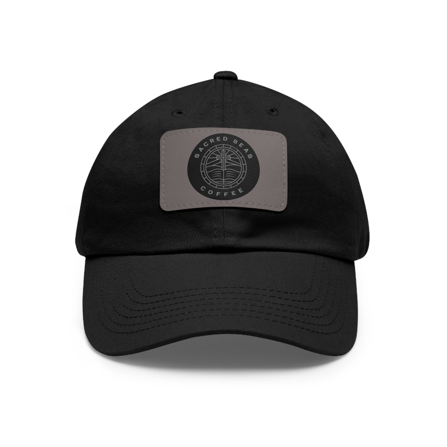 Stylish Hat with Leather Patch