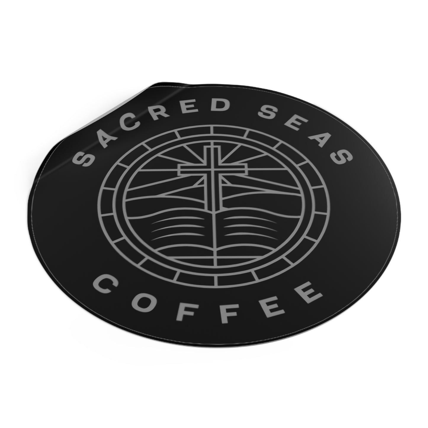 Sacred Seas Coffee Vinyl Stickers