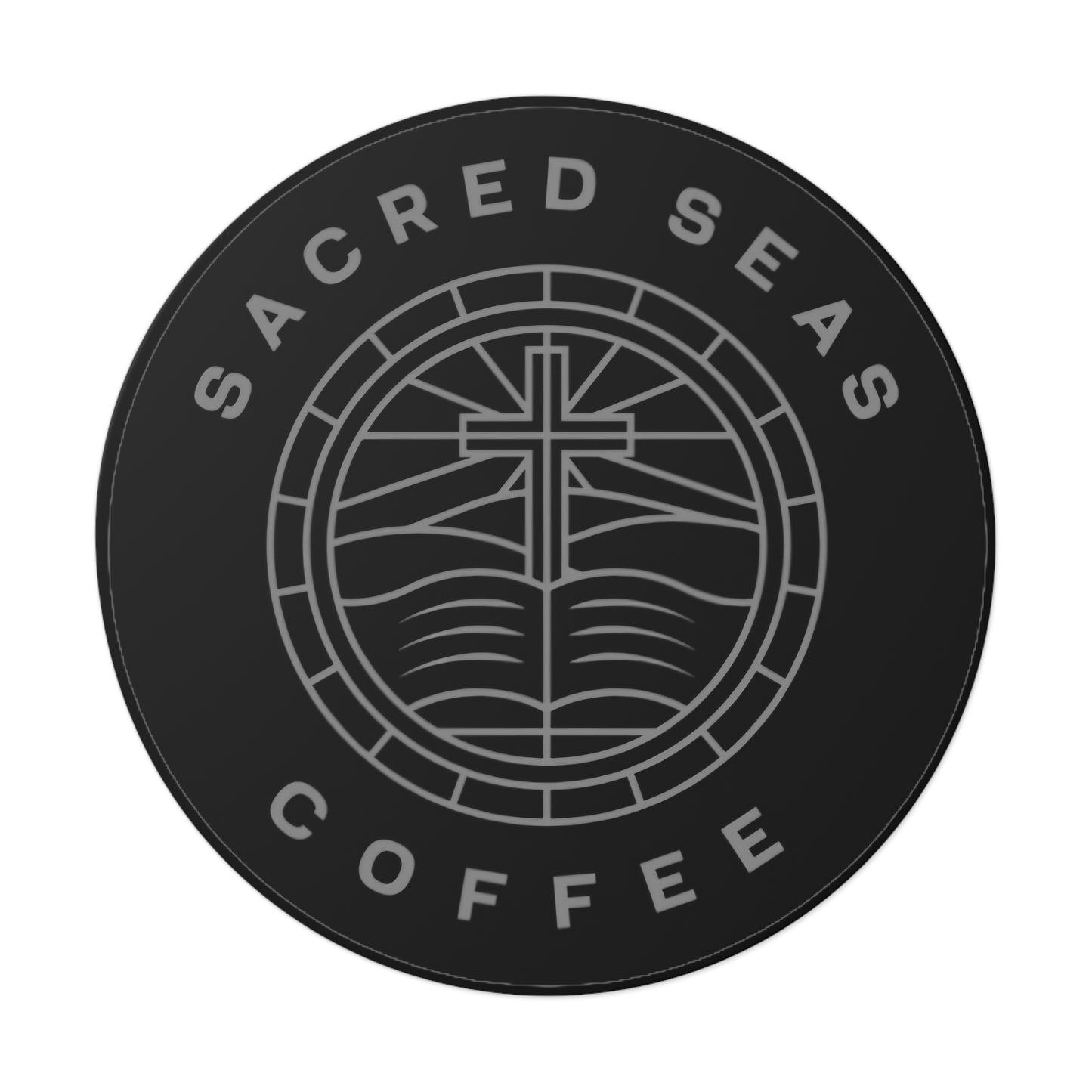 Sacred Seas Coffee Vinyl Stickers