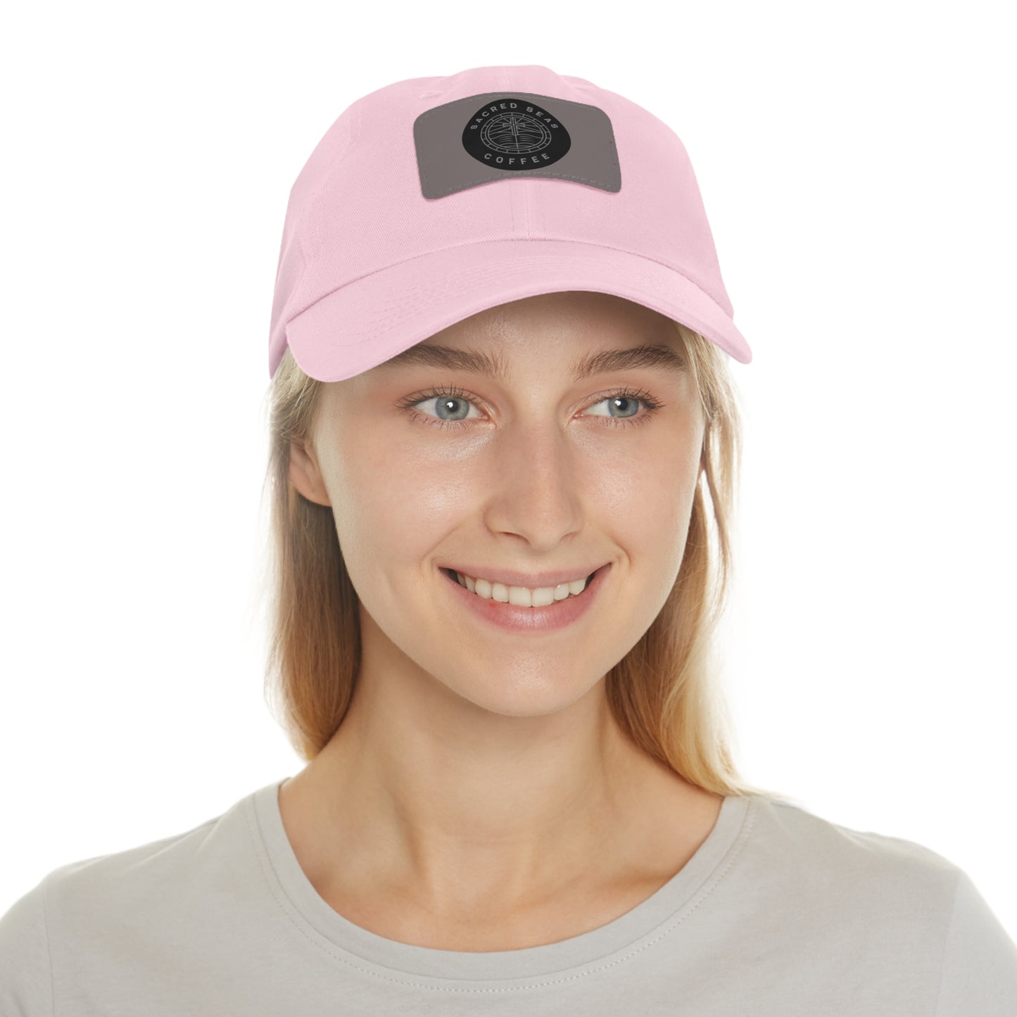Stylish Hat with Leather Patch