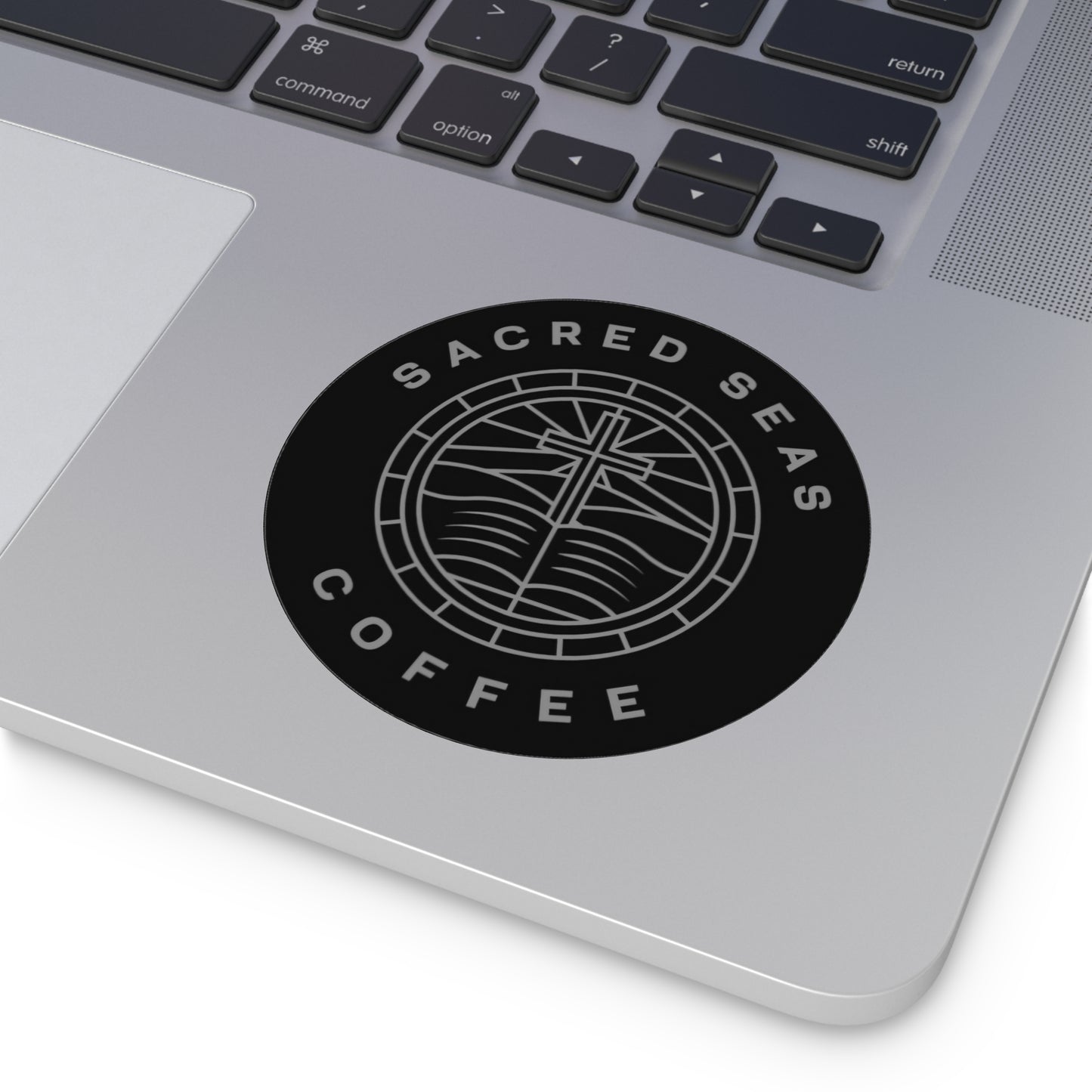 Sacred Seas Coffee Vinyl Stickers