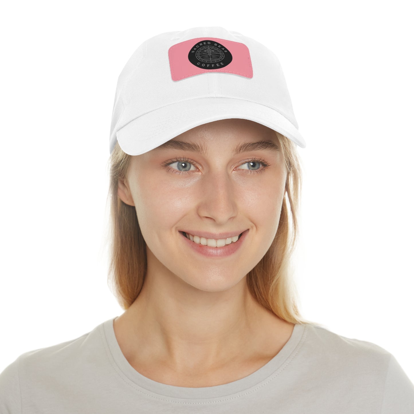 Stylish Hat with Leather Patch